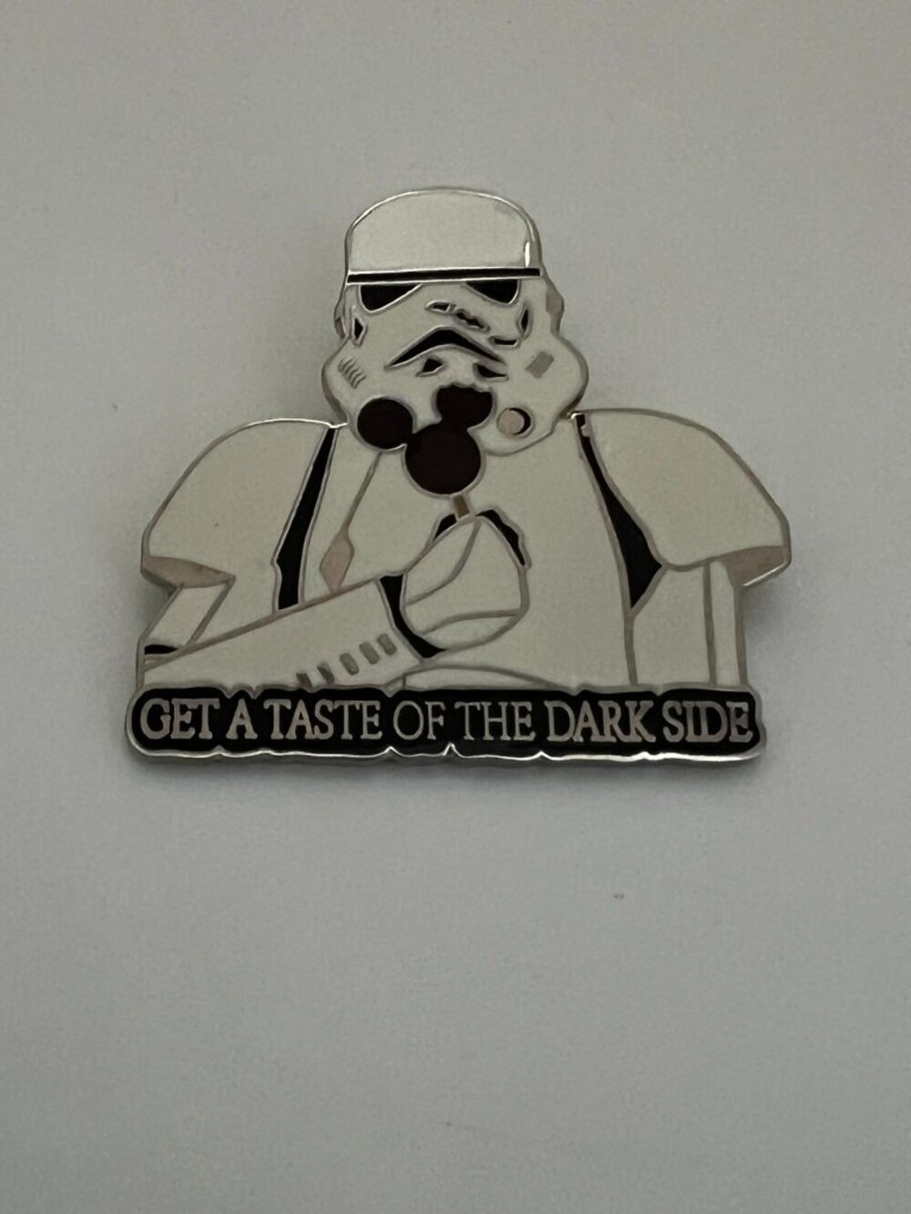 2008 Disney Pin Star Wars Get A Taste Of The Dark Side Stormtrooper Mickey Treat